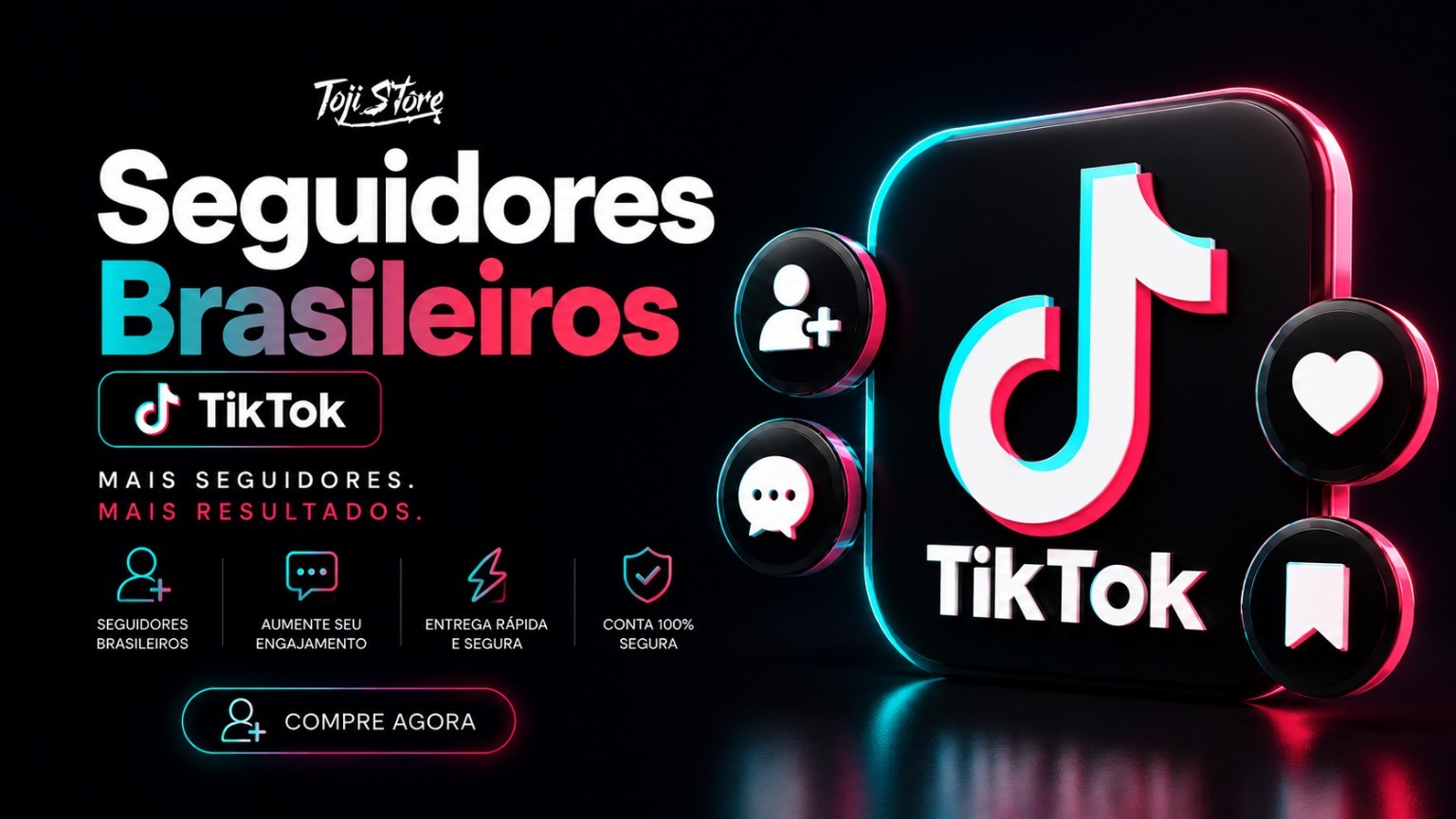100 • Seguidores Brasileiros • TikTok