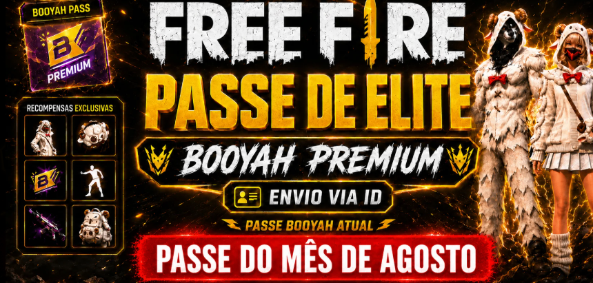 PASSE BOOYAH PREMIUM FREE FIRE GARENA