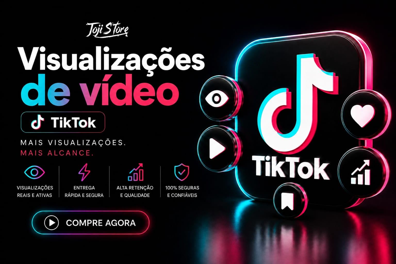 1.000 • Visualizações de vídeo • TIKTOK