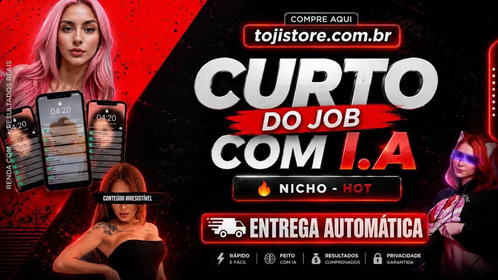 🔞 CURSO DO JOB COM I.A